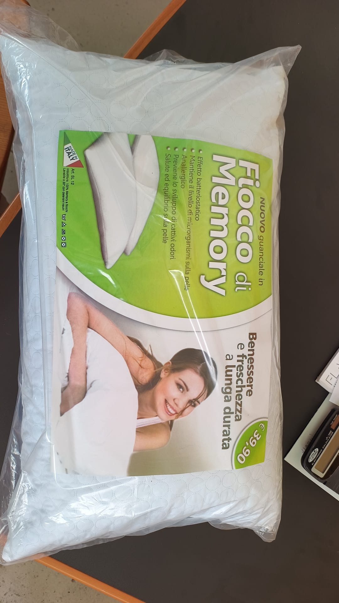 🔹Guanciale Memory Cervicale – Cuscino Morbido per Dormire Meglio | Interno 45